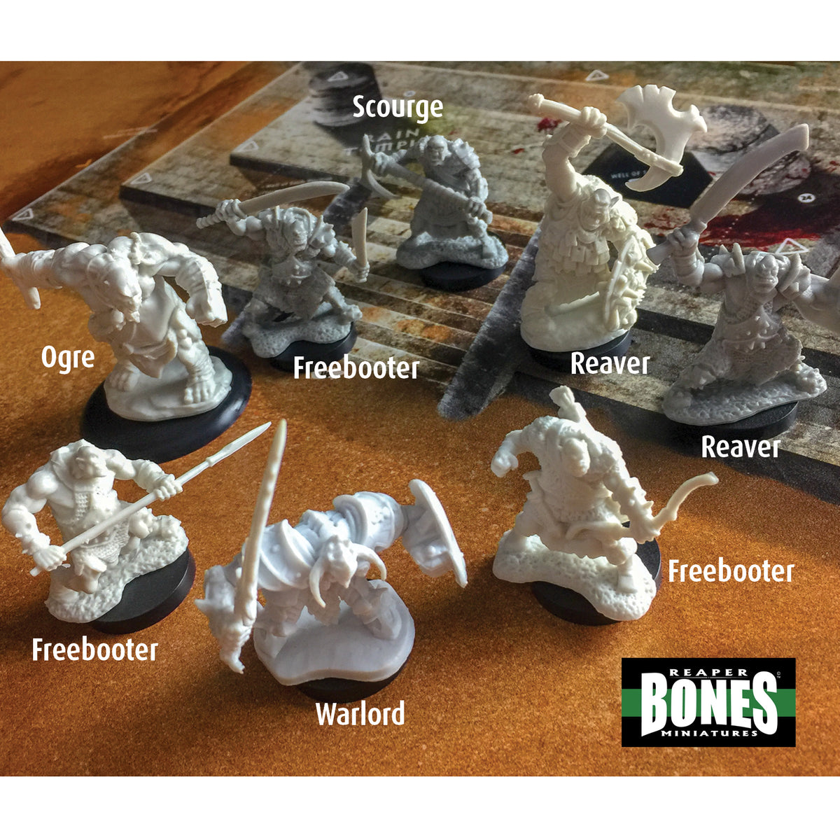 Reaper Bones Minis, Orcs