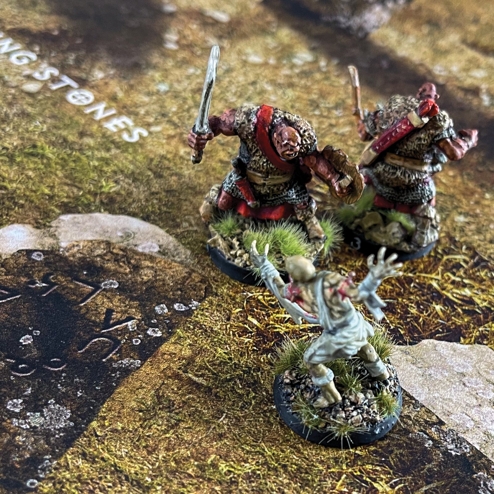 Figurine Orc Stalker Reaper Bones - 45mm, Non Peinte, Plastique Souple, Pour Jeux De Rôle Et Peinture
